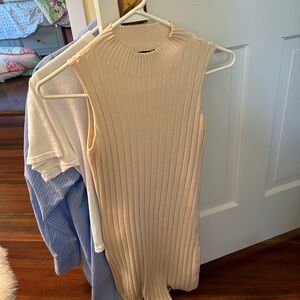 Cute cream sweater dress